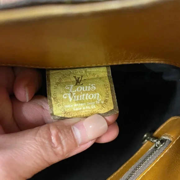 LOUIS VUITTON Rare Vintage C/O The French Bag Co USA Mono Large Bucket Bag EUC - Picture 10 of 13